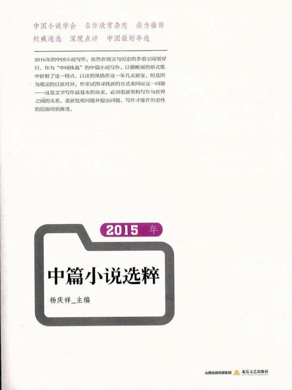 2015年中篇小说选粹